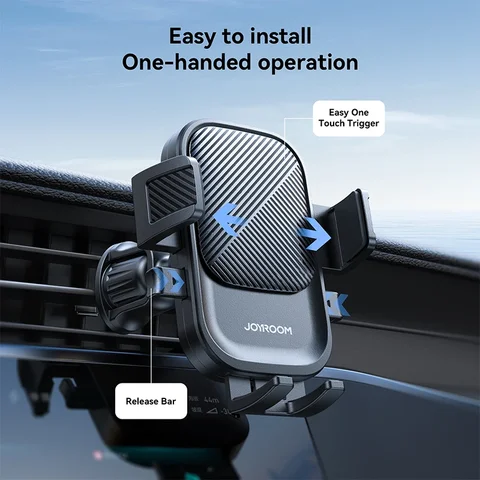 Joyroom Phone Holder Mount for Car Air Vent Hands-Free Universal Cell Phone Mounts 360° Rotation for iPhone 16 15 14 13 Pro Max