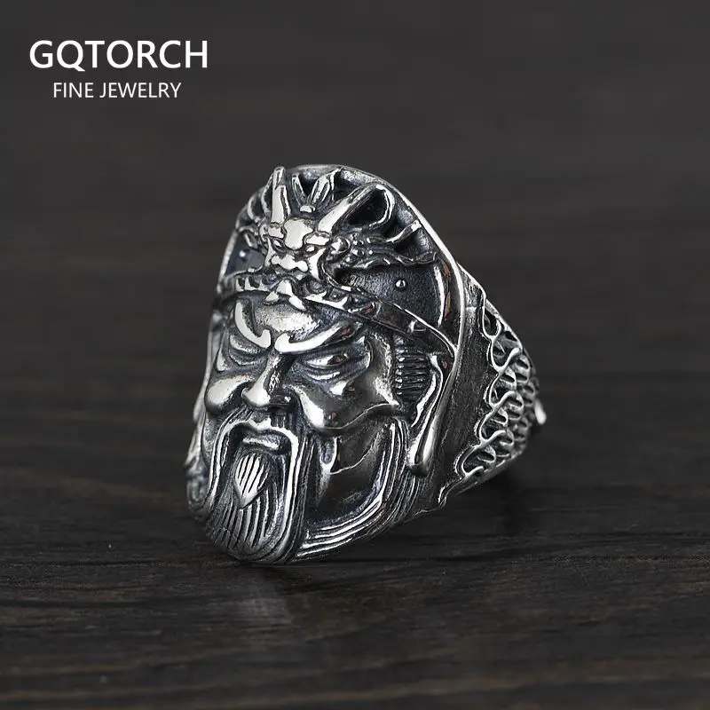 

Мужское Винтажное кольцо из тайского серебра 925 пробы в виде дракона