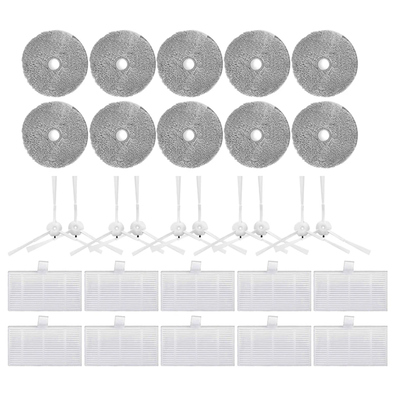 

Сменные детали для робота-пылесоса Uwant U200, боковая щетка, фильтр НЕРА, насадка на швабру