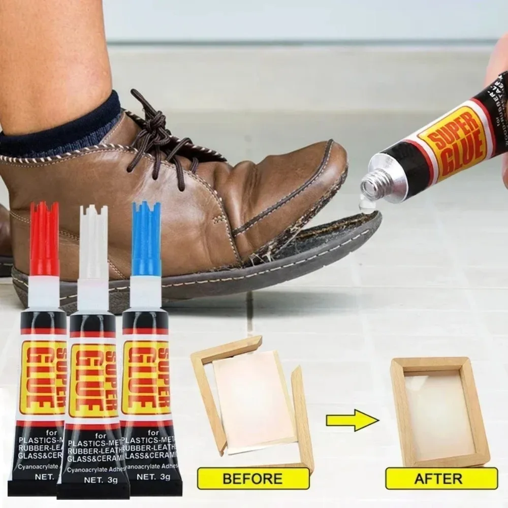 Секундный клей 3/6/12 шт. эпоксидная смола жидкий дерево супер для металла стекла