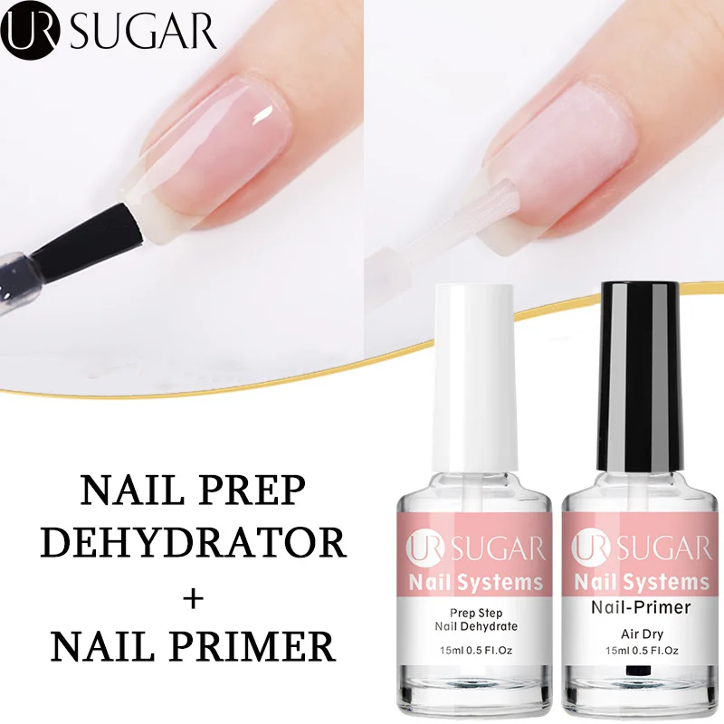 

UR SUGAR 15ml Nail Primer Nail Prep Dehydrator Long Lasting Air Dry For UV Gel Polish Nail Art Design Varnish Manicure
