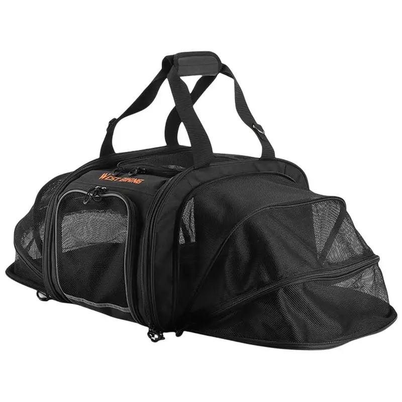 

Велосипедная корзина для домашних питомцев, рюкзак со съемными карманами для перевозки собак на открытом воздухе и в автомобиле