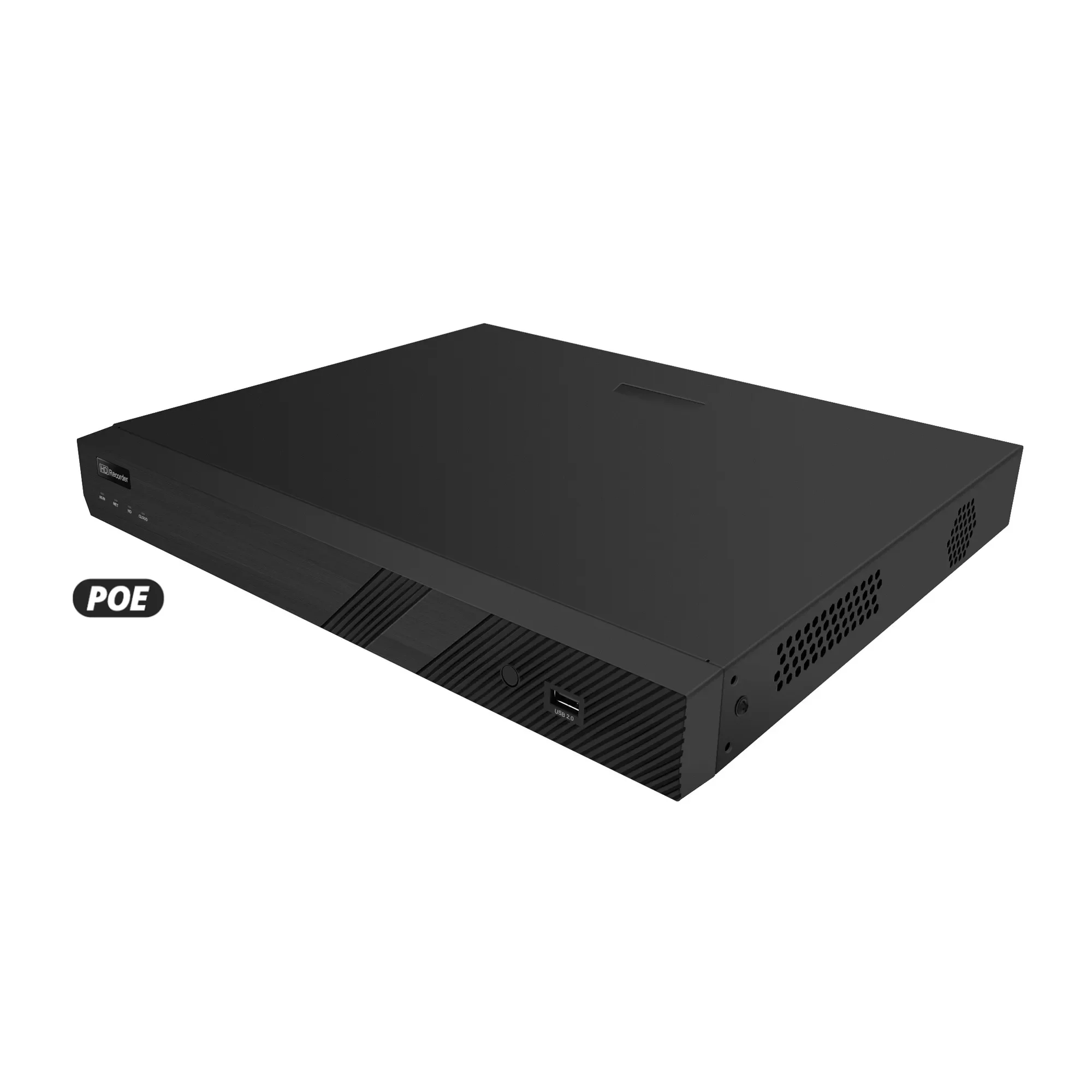 Фото OEM YCX Deep AI 16-канальный 4K 12МП PoE NVR с функцией VCA, распознаванием лиц, моментальным снимком, 2 портами SATA, пропускной способностью 160 Мбит/с, видеорегистратор для систем видеонаблюдения №2