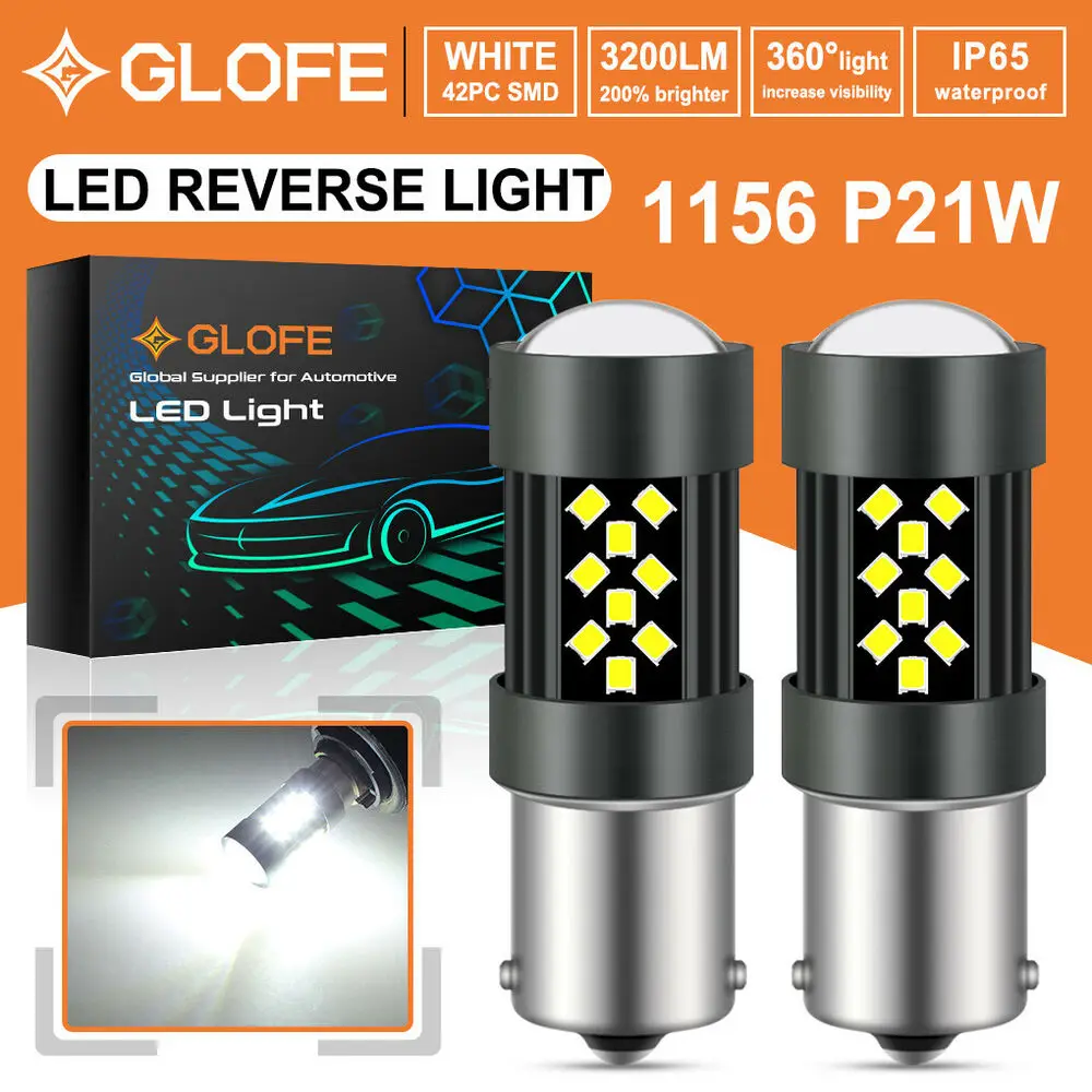 

1156 Ba15S 1141 7506 P21W Glofe задний фонарь заднего хода Светодиодная лампа