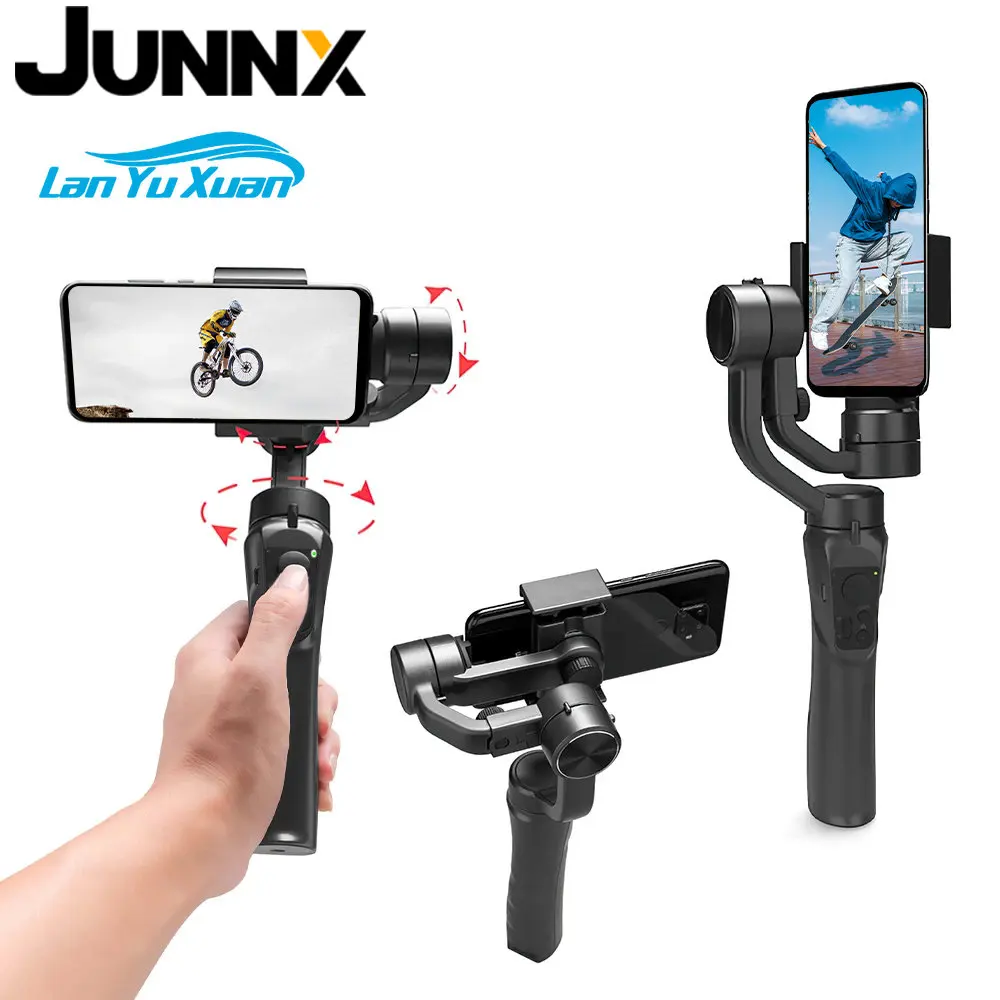 

3-осевой автоматический стабилизатор для телефона JUNNX