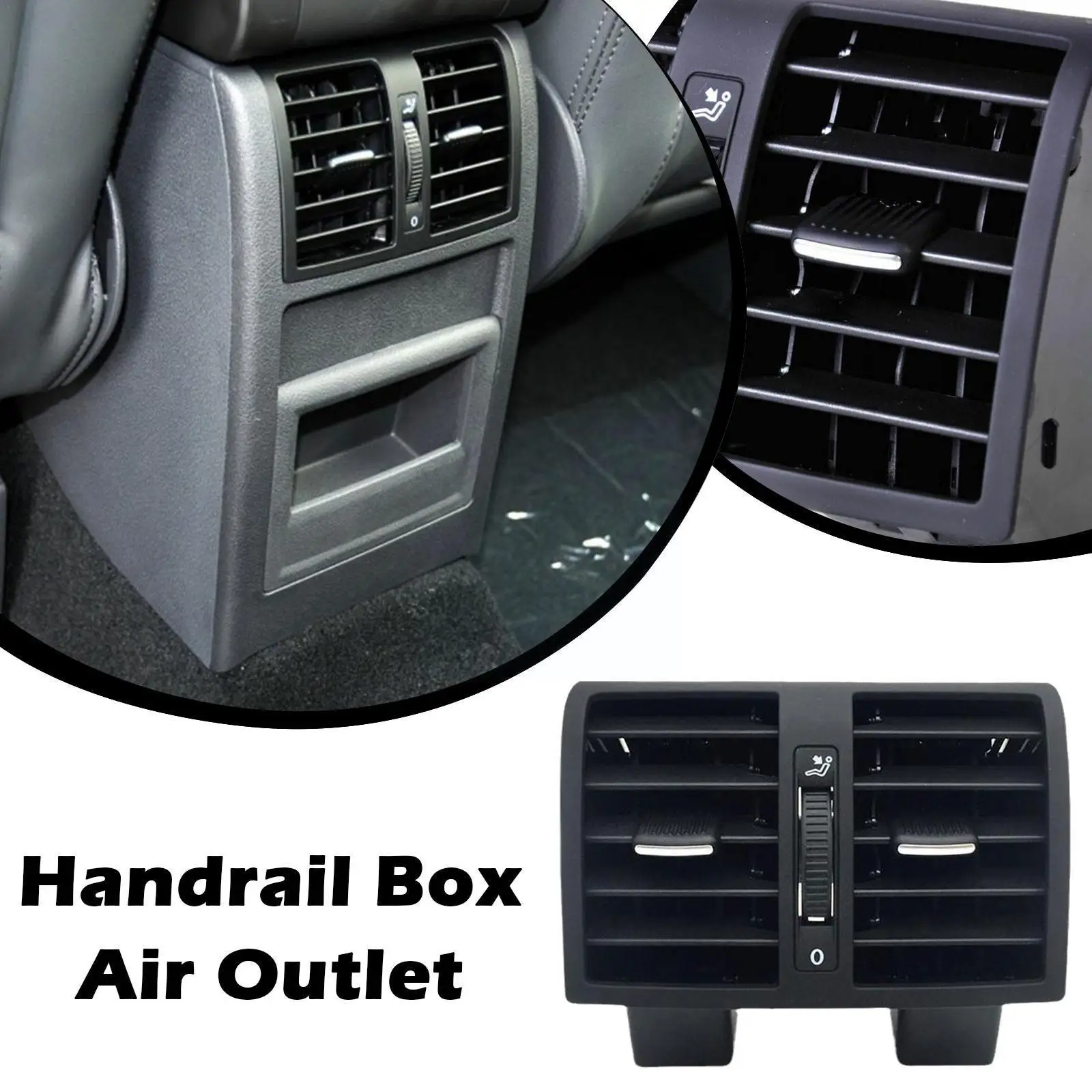 

Вентиляционное отверстие для автомобильного заднего кондиционера 1TD819203A для VW Touran Caddy 2004 2005 2008 2011 2012 2013 2014 2015 Q7J2