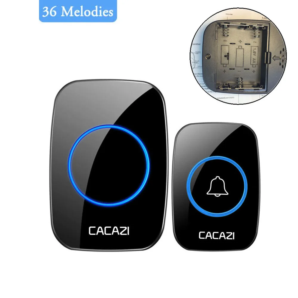 CACAZI A10 Беспроводной дверной звонок цугуми ооба бакуман книга 2 том 3 4 звонок и ожидание дебют и нетерпение bakuman манга