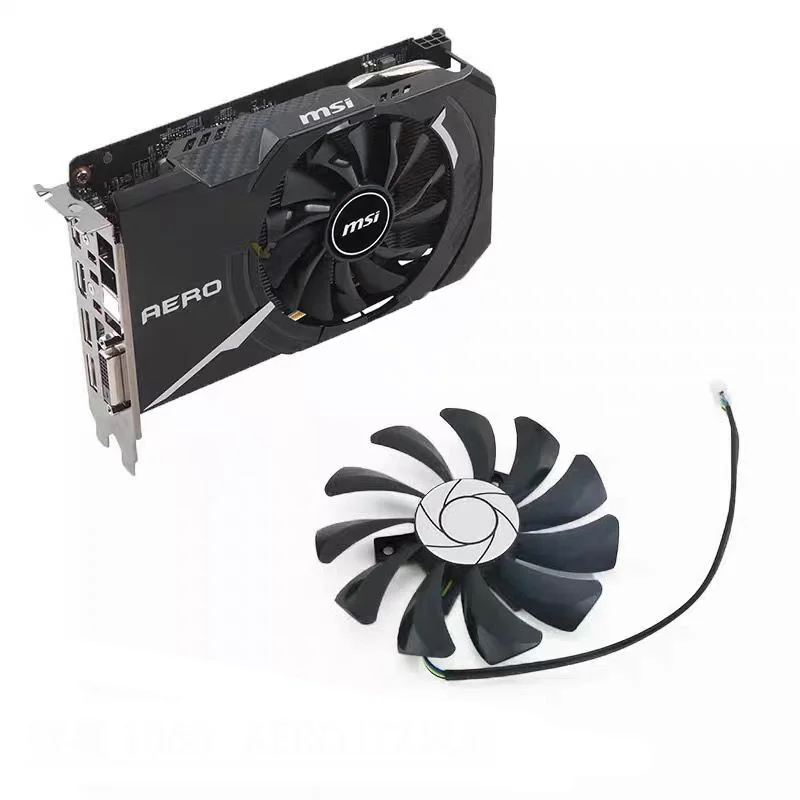 

Кулер для MSI Inno3D P106 960 GeForce GTX 1060 AERO ITX 3G 6G OC, 85 мм, 4 контакта, 4 Гб