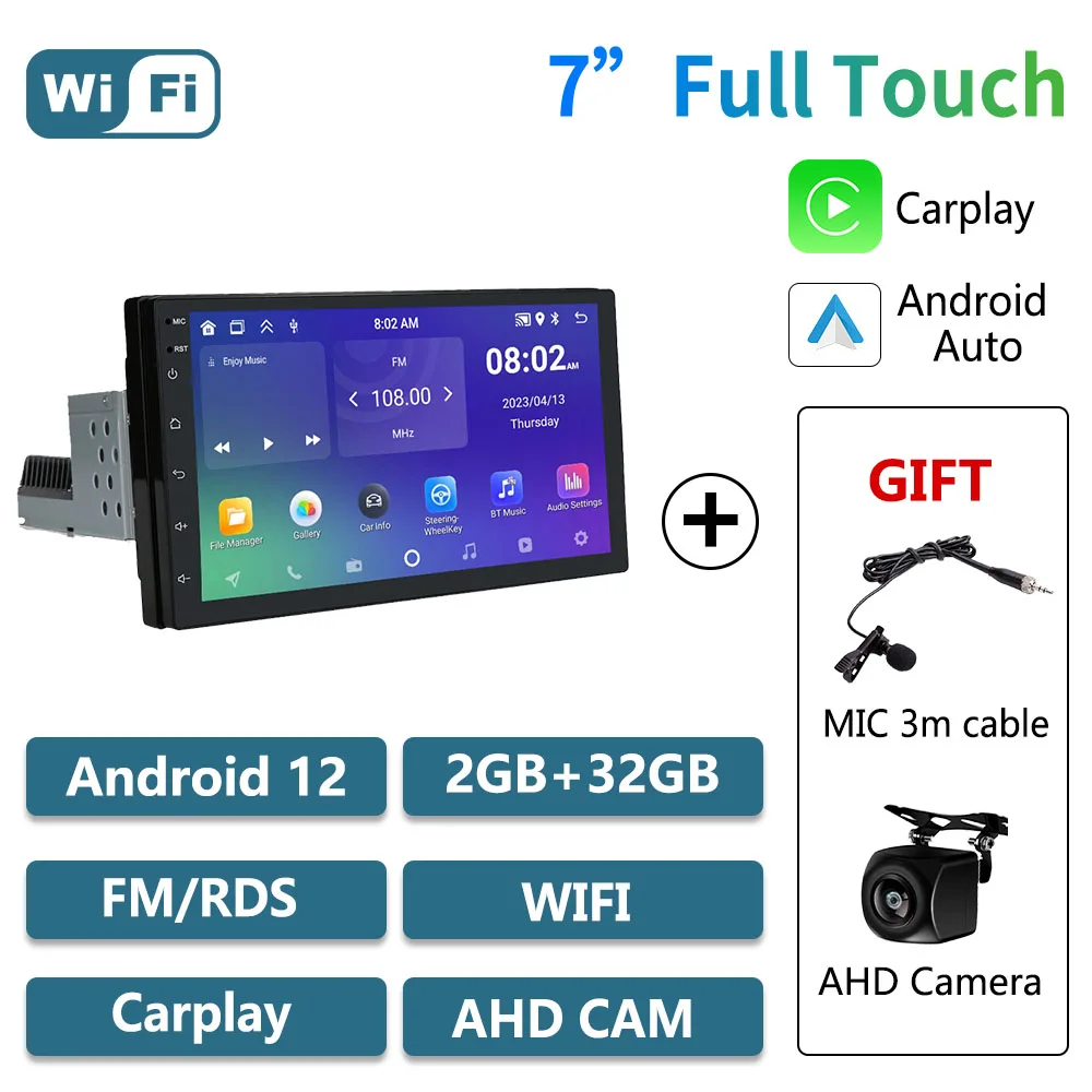 

Автомагнитола 1 Din, 7 дюймов, Android, для Citroen C4 Grand Picasso 2006-2013 CarPlay, GPS-навигация, мультимедийный видеоплеер, головное устройство