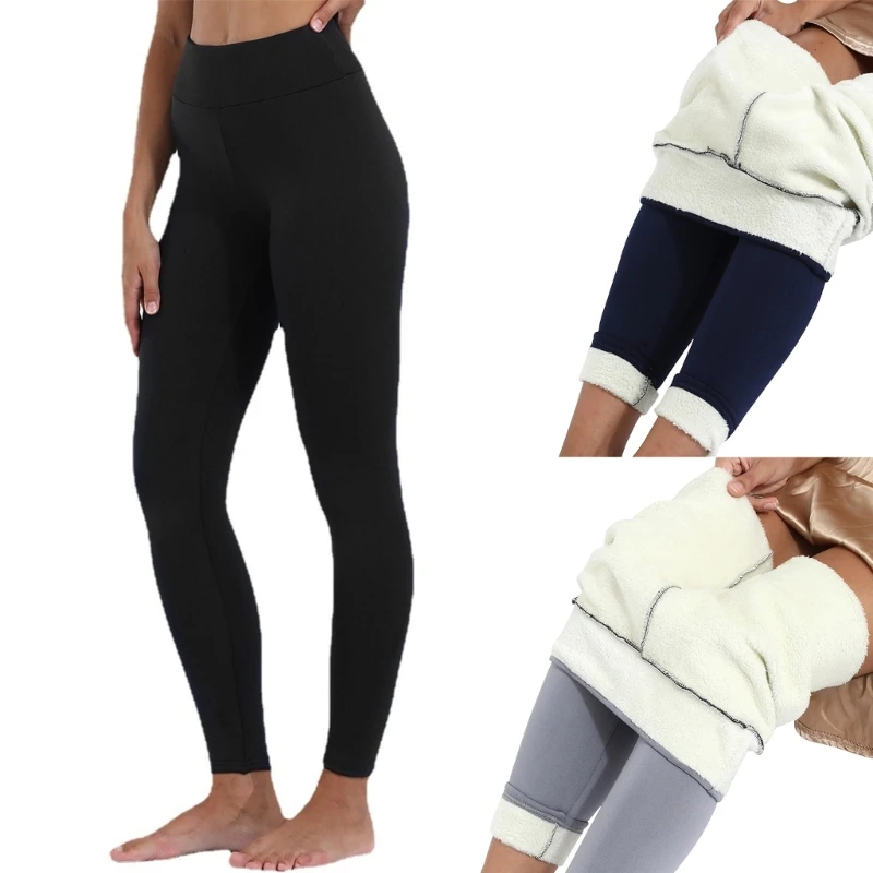 

MXMA Winter Leggings for Women High Waisted Thermal Warm Yoga Pants Hiking Pants