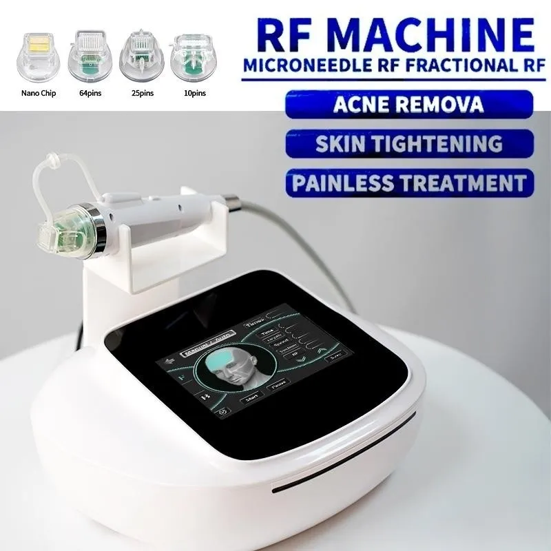 

Painless RF Fractional Lifting Microneedle Portable Rf Radiofrequency Skin Stretching Acne Scars Stretch Mark Removal Machine