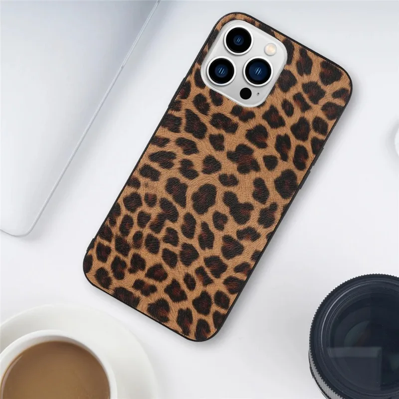 ins Sexy Leopard pattern animal leather soft Case For iPhone 16 15 14 13Mini 12 11 Pro Max XS XR SE 8Plus back phone cover Coque