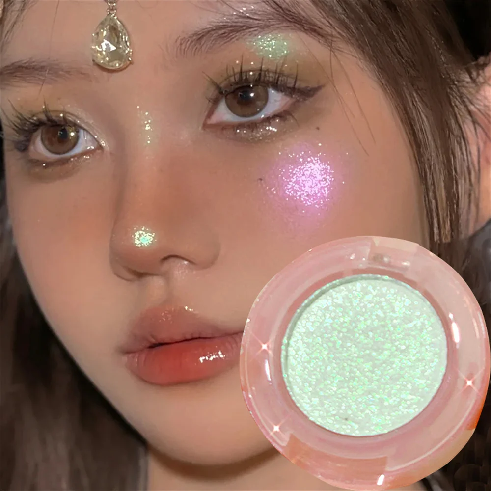 

Monochrome Glitter Eyeshadow Pearlescent Highlighter Powder Makeup Diamond Eye Shadow Palette Bright Shiny Eye Makeup Cosmetics