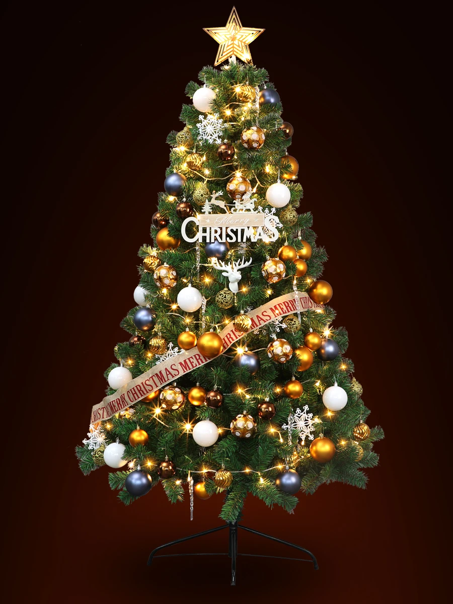 

zqChristmas Decorations DIY High Sense Light-Emitting Christmas Tree Home Package Ornaments
