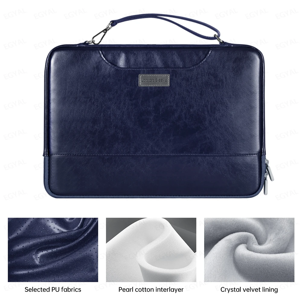 Фото Чехол для ноутбука MacBook macbook air m2 M3 2024 13,6 15,3 дюймов коврик для мыши из ПУ Bag для MacBook Pro 14 M1 14,2 16 2023 A2991 №1