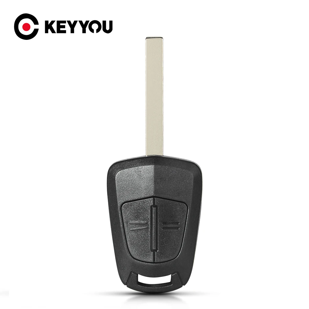 

KEYYOU Сменный чехол для дистанционного ключа автомобиля для Vauxhall Opel Corsa Agila Meriva, 2-кнопки