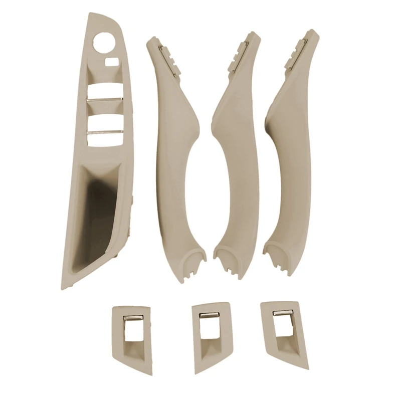 

21Pcs Car Driver Seat Front Right Armrest Interior Door Handle Pull For-BMW F10 10-17 LHD Auto Interior Creamy-White