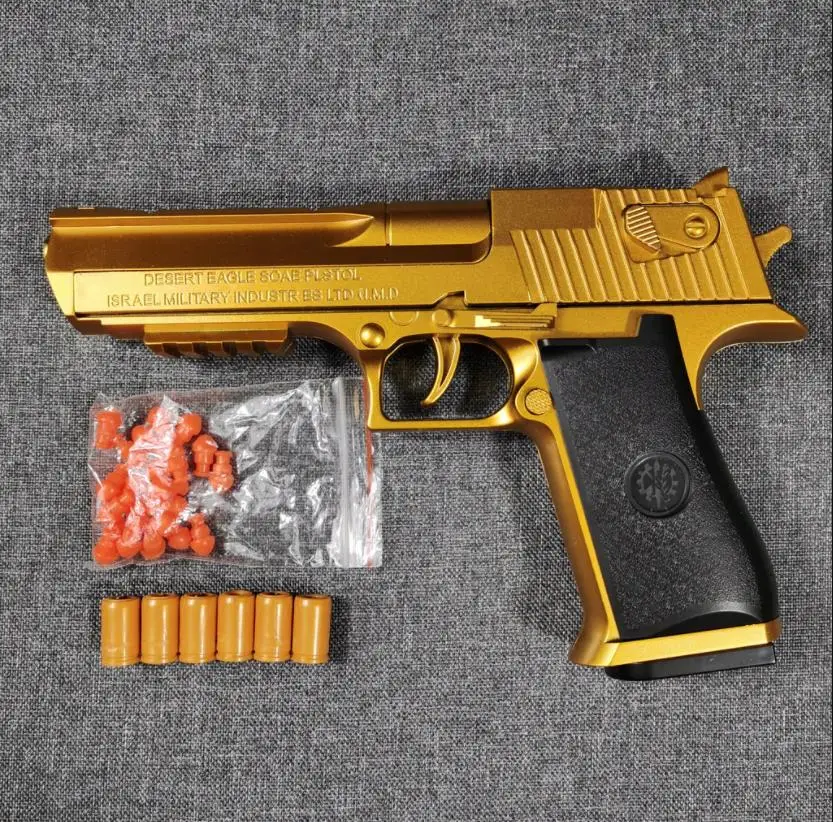 Быстрая стрельба бросающий Игрушечный Пистолет Desert Eagle пистолет оружие взрыв