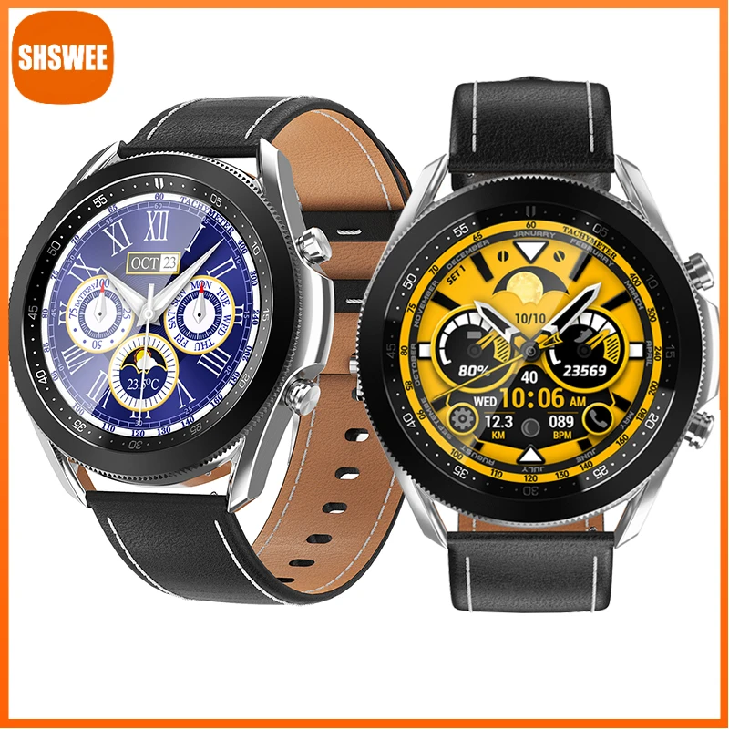 

For Xiaomi Huawei W3 Smartwatch Men HD Full Screen Heart Rate Blood Pressure Sleep Monitor Bluetooth Call Fashion Smart Watch