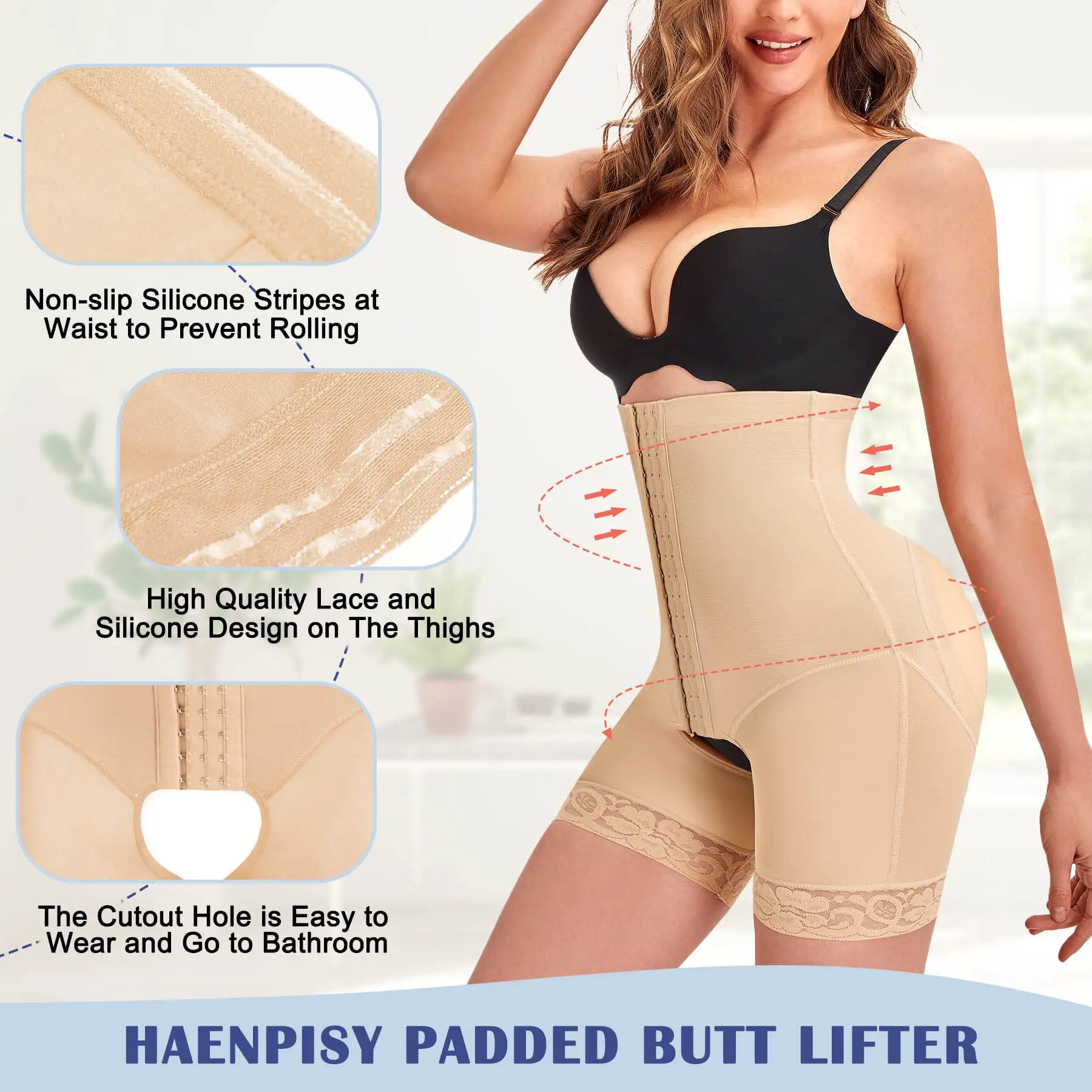 Shapewear For Women Fajas Colombianas Tummy Control Waist Trainer Full Body Shaper Bodysuit Compression Garment Push Up Panties