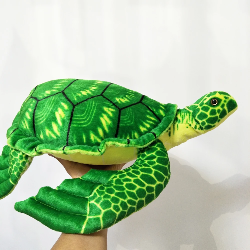 Детская мягкая плюшевая игрушка подушка-черепаха морское животное подарок на