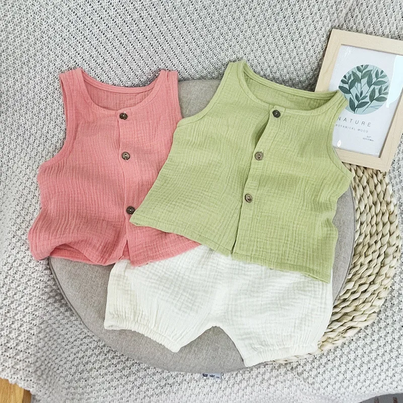 

2022 New Summer Infant Clothing Sets For Baby Clothes Casual Kids Baby Boys Girls Costume For Baby Outfit Suit 0-5 Years