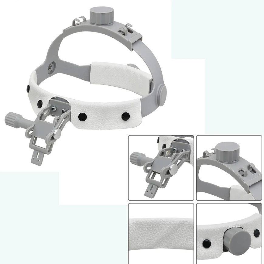 

ENT Magnifier Head Wearing White/Black Light Weight Size Angle Adjustable Helmet for Medical Oral Dental Loupes Accessories