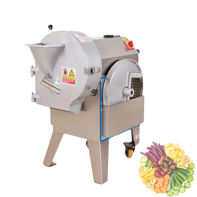 

220V/110V Commercial Electric Vegetable Cutting Machine Restaurant Kitchen Vegetable Shredding Sliced Diced Machine 500kg/H