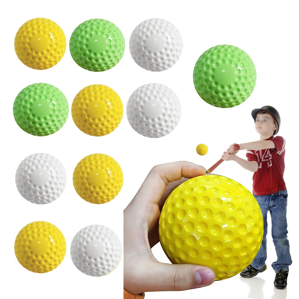 

Диммированный полиуретановый мяч для тренировок по вертушке 9/12 дюймов, бейсбольный мяч для тренировок, тренировочные базовые Мячи Для Софтбола, Спортивные командные игры