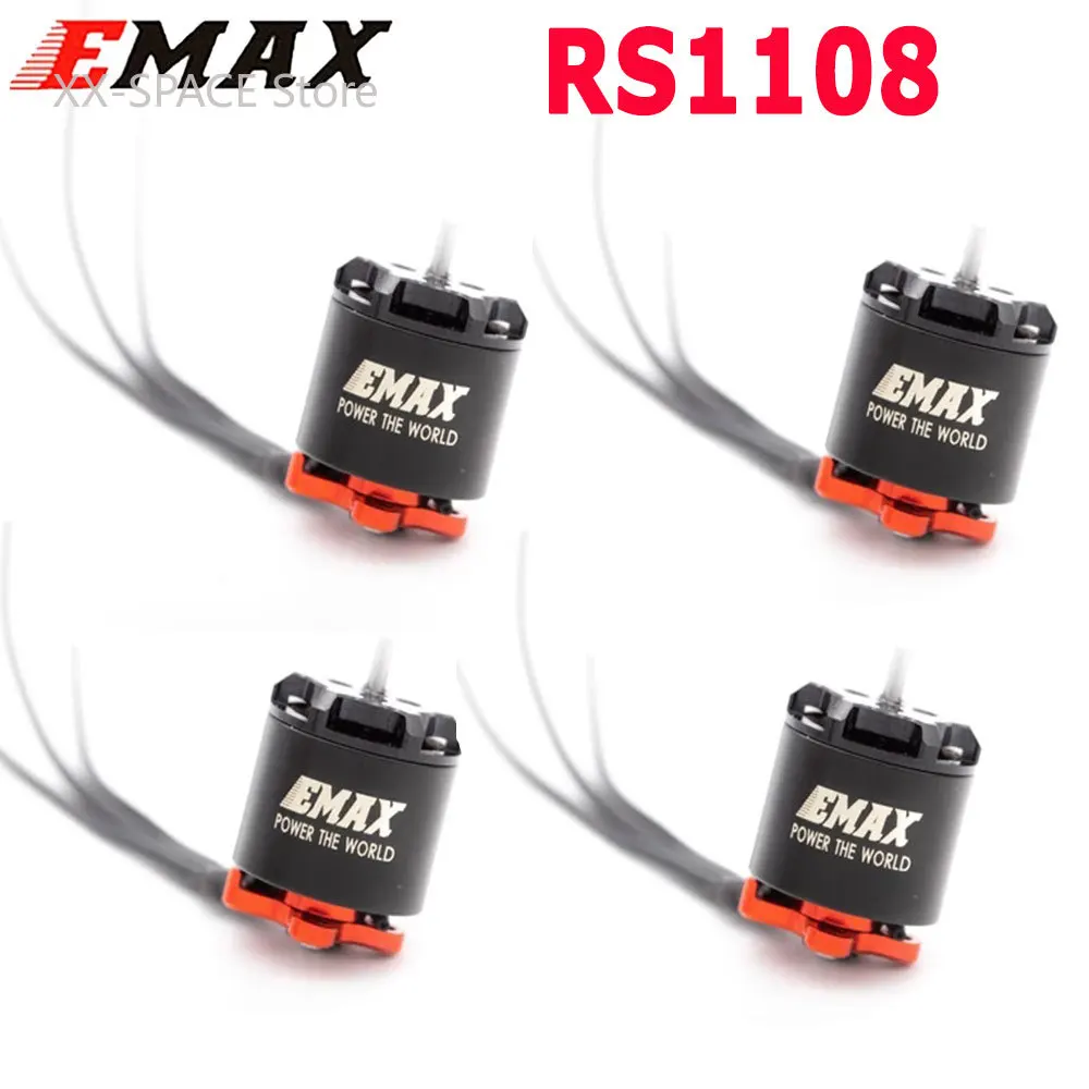 

Emax RS1106 / RS1108 4500KV 5200KV 6000KV Racing Edition бесщеточный двигатель для радиоуправляемого вертолета квадрокоптера FPV мультикоптера дрона