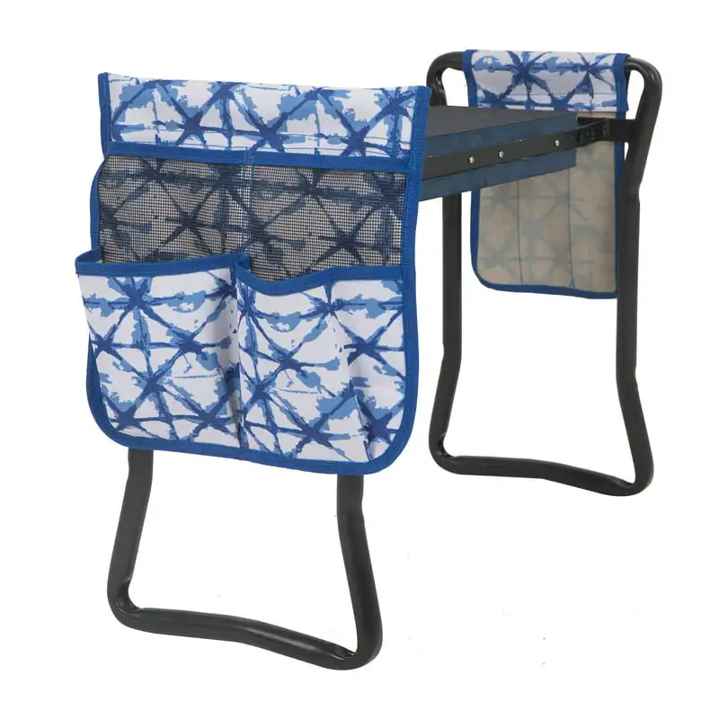 

Frame Gardening Kneeler with Storage Pockets, Blue Cove.