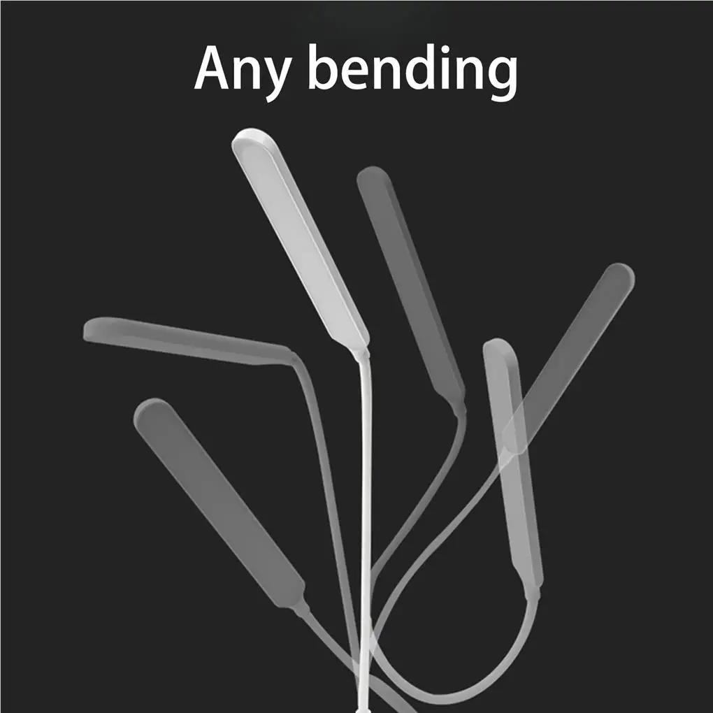 

Flexible Reading Desktop Light Wireless Charging Plug-in Lamp High Strength USB LED Light for Bedroom Living Indoor