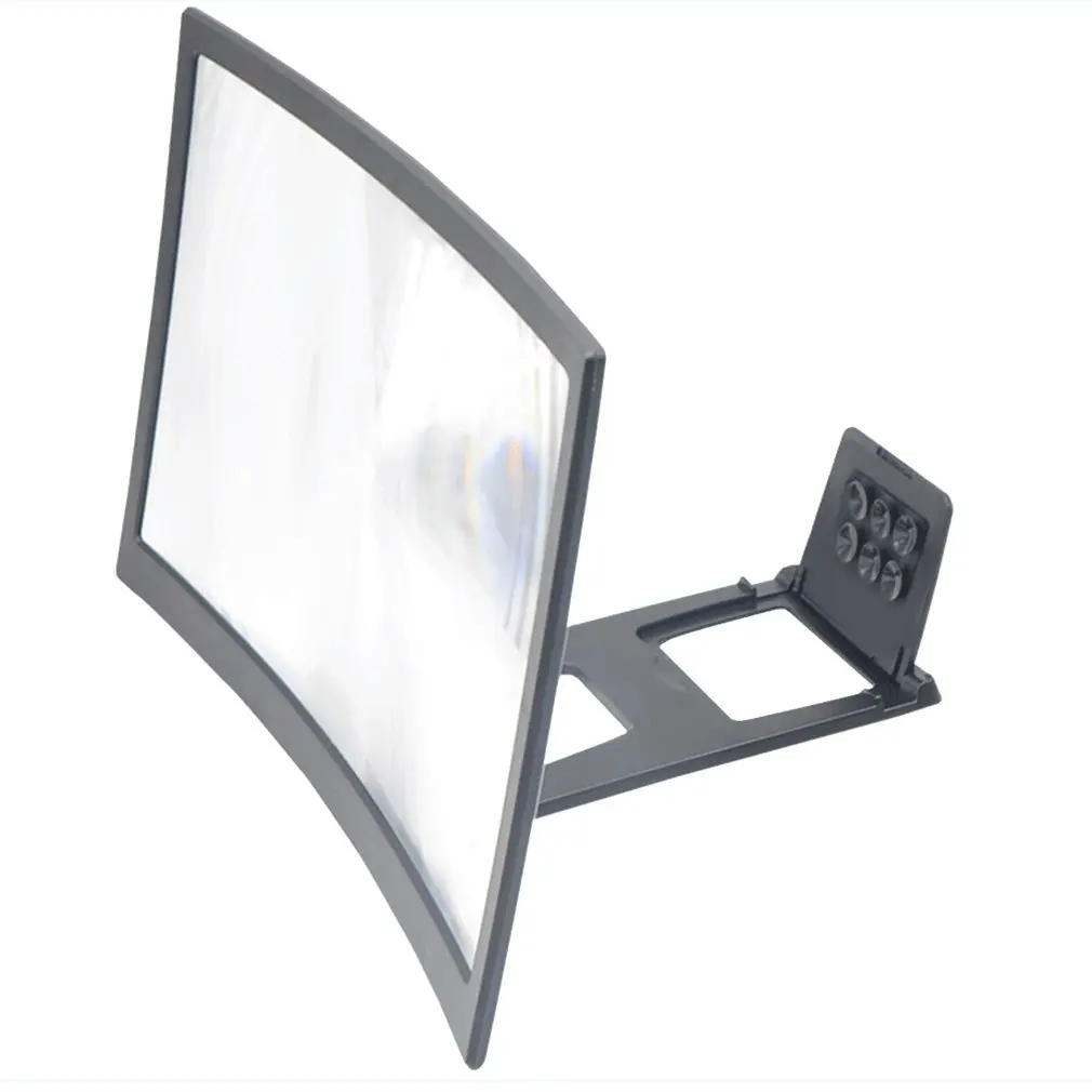 

L6 curved screen mobile phone amplifier 12 inch HD enlarged screen Reduce radiation Anti blue lens 1 pcs