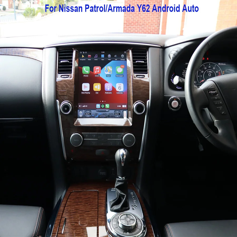8G+128G Android 11 Head Unit Tesla For NISSAN PATROL Armada Y62 GPS Navigation Car Stereo Auto Radio Video Player Screen Display