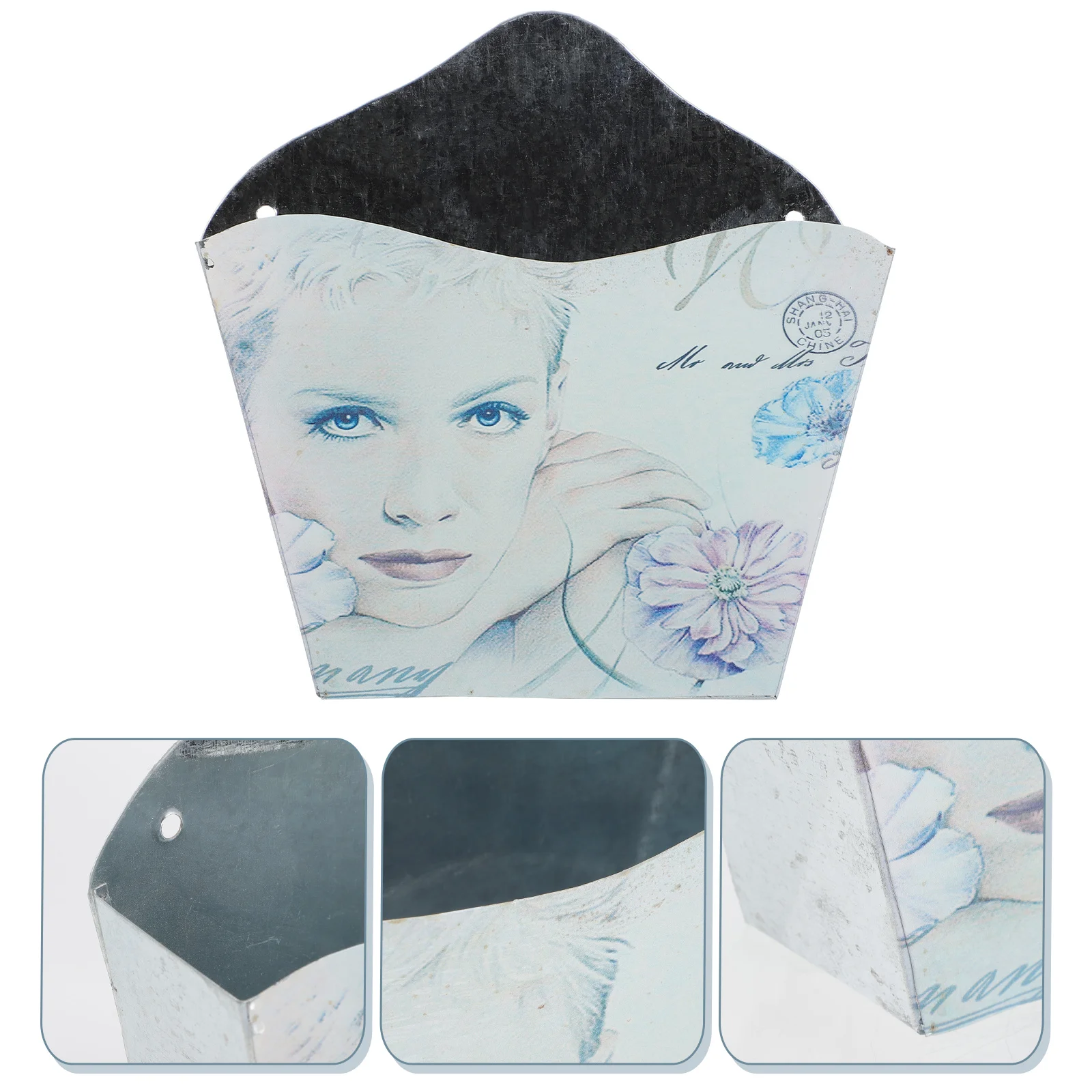 

Metal Bucket Planter Potrustic Galvanized Flower Tin Wall Hub Bt Tub Succulent Container Vase Iron Jug Farmhouse Decorative