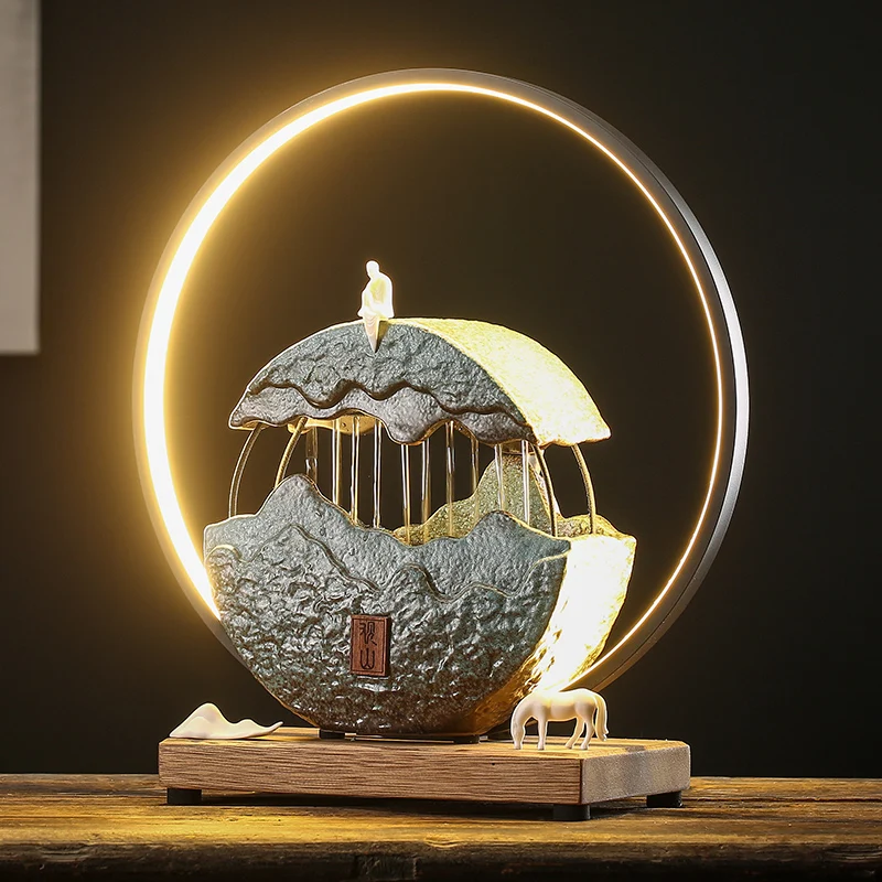 

Holder Back Flow Incense Burner Aromatherapy Back Flow Incense Burner Back flow waterfall Quemador Incienso Home Decor ZXF