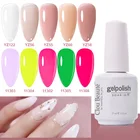 Clou Beaute полупрозрачный желе гель лак для ногтей молочно-белый розовый Vernis Ongle Полупостоянный клей для ногтей покрытые лаком ногти искусство 15 мл