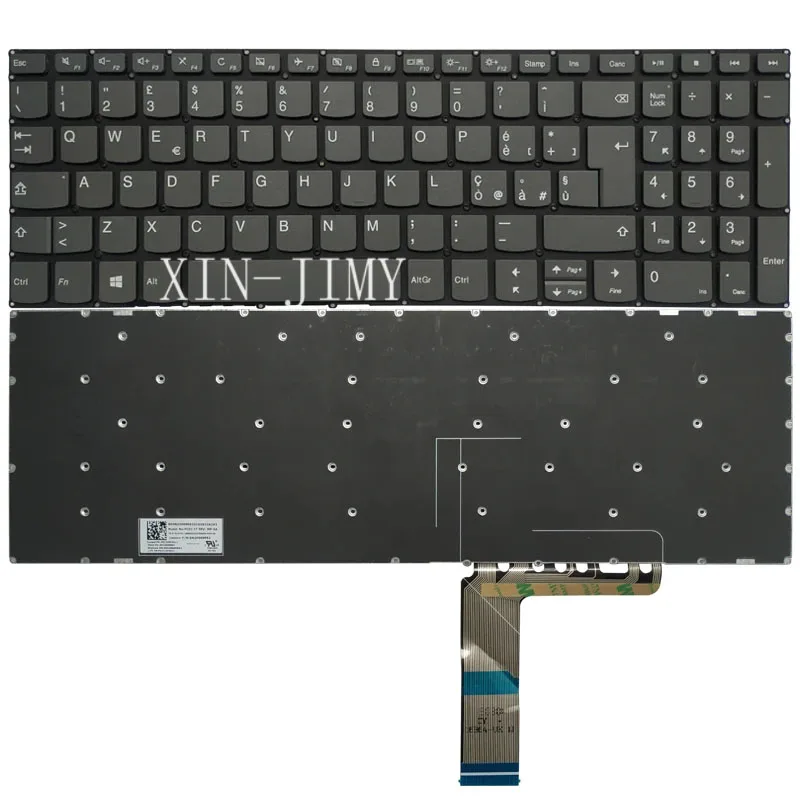 Фото Клавиатура для ноутбука KBHUB (испанская/итальянская) для Lenovo IdeaPad 3-15IJL05 3-15IML05 3-15ITL05 3-15ADA05 3-15ARE05 3-15IGL05 3-15IIL05 №1