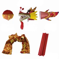 1m dragon dance props children kindergarten stage performance satin cloth dragon ultra light dragon lamp