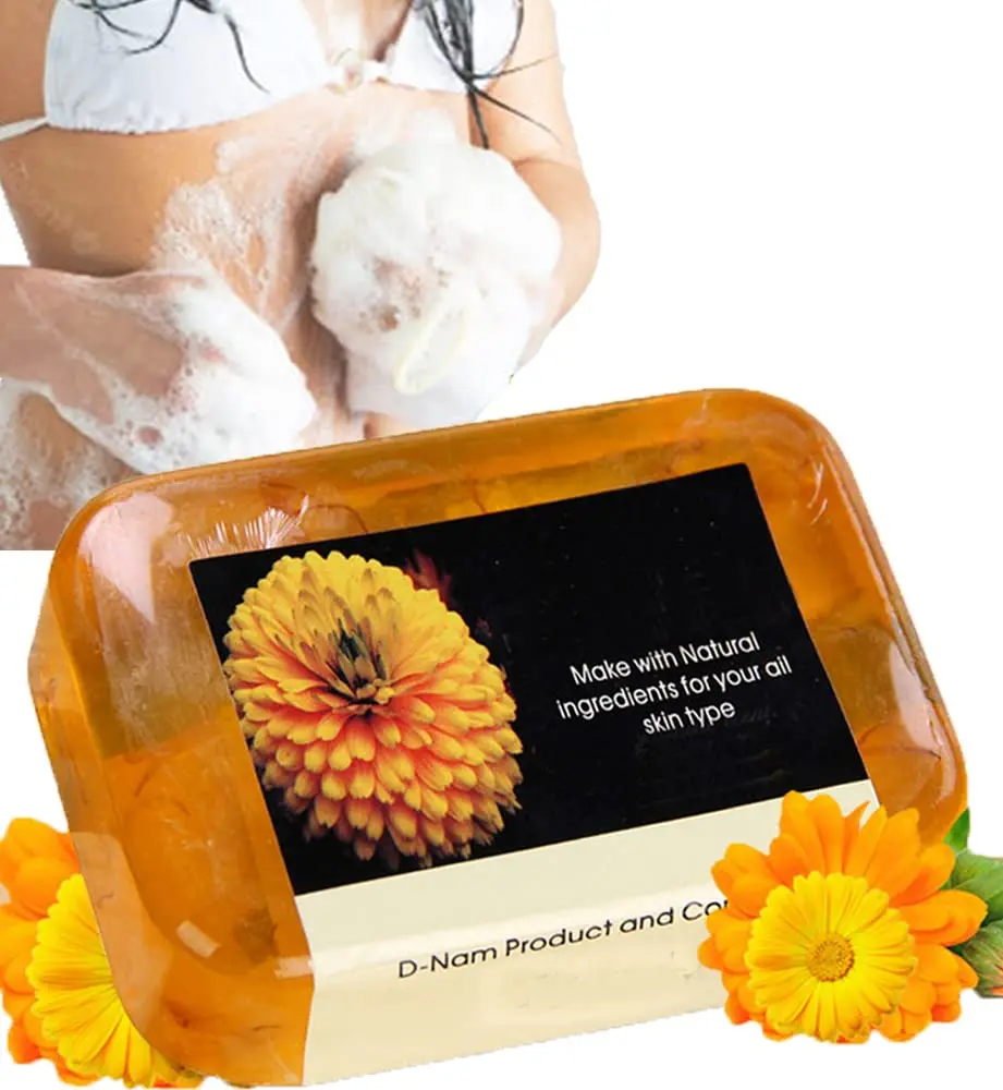 

Calendula Anti Cellulite Firming Soap, 100g Lost Wei-ght Full Body Slim-ming,ExtraFirm Lymphatic Drainage Bar Soap