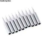 10 шт.лот горячая Распродажа Серебряная острая сменная паяльная станция для сварки наконечники паяльника инструмент 900M-T-I наконечники паяльника