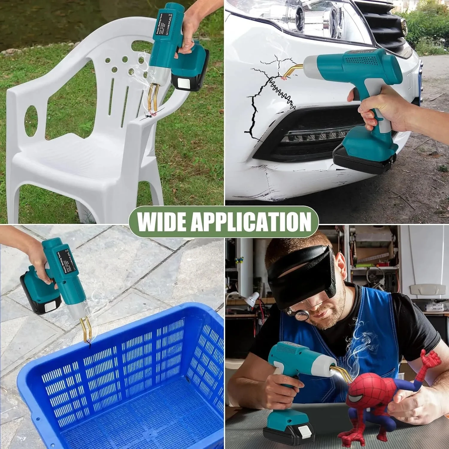 Беспроводной сварочный аппарат из пластика Портативный Ремонт трещин на кузове