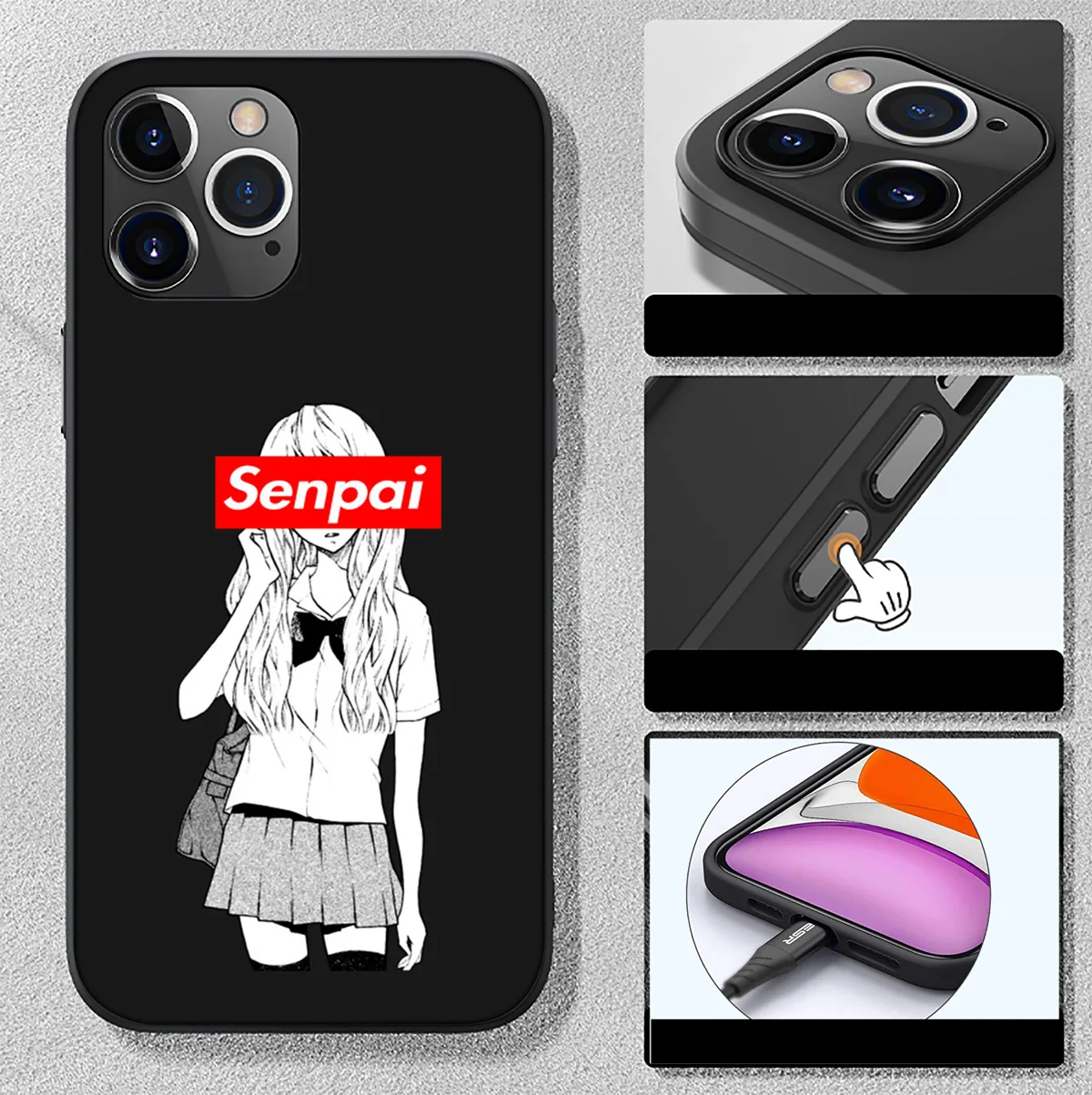 SO149 senpai Anime Girl Fashion Cover Phone Case for Xiaomi Mi 9T 10T 11T 11i 11 12 A2 A3 POCO X3 M3 M2 F3 Pro NFC