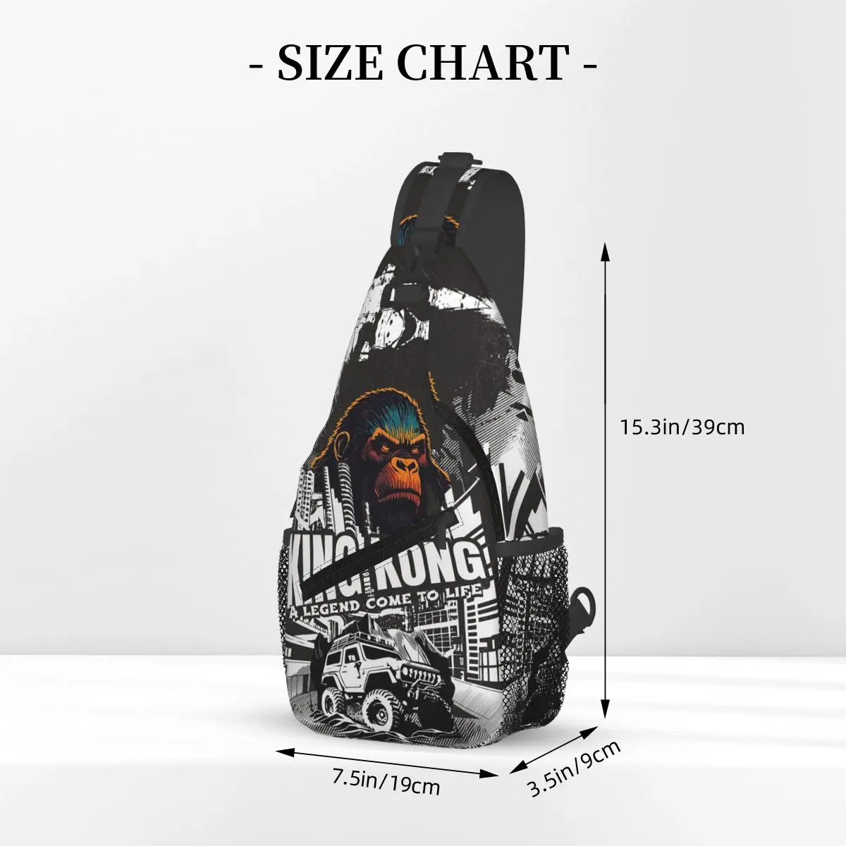 King Kong-Legenda нагрудная сумка мужской рюкзак через плечо на слинге дорожный походный