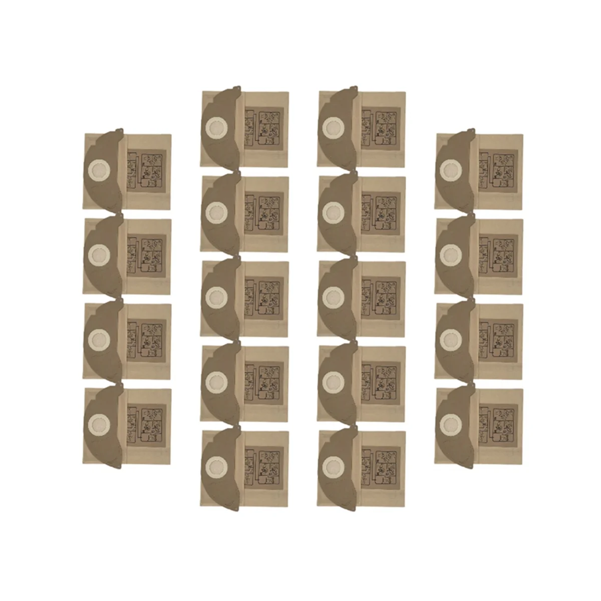 18 шт. бумажный пылесборник для пылесоса Karcher WD2.250 6 904-322 WD2200 A2004 A2054 A2024 WD2