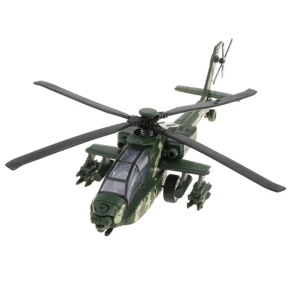 Литье под давлением модель военного вертолета из сплава 1/32 самолета