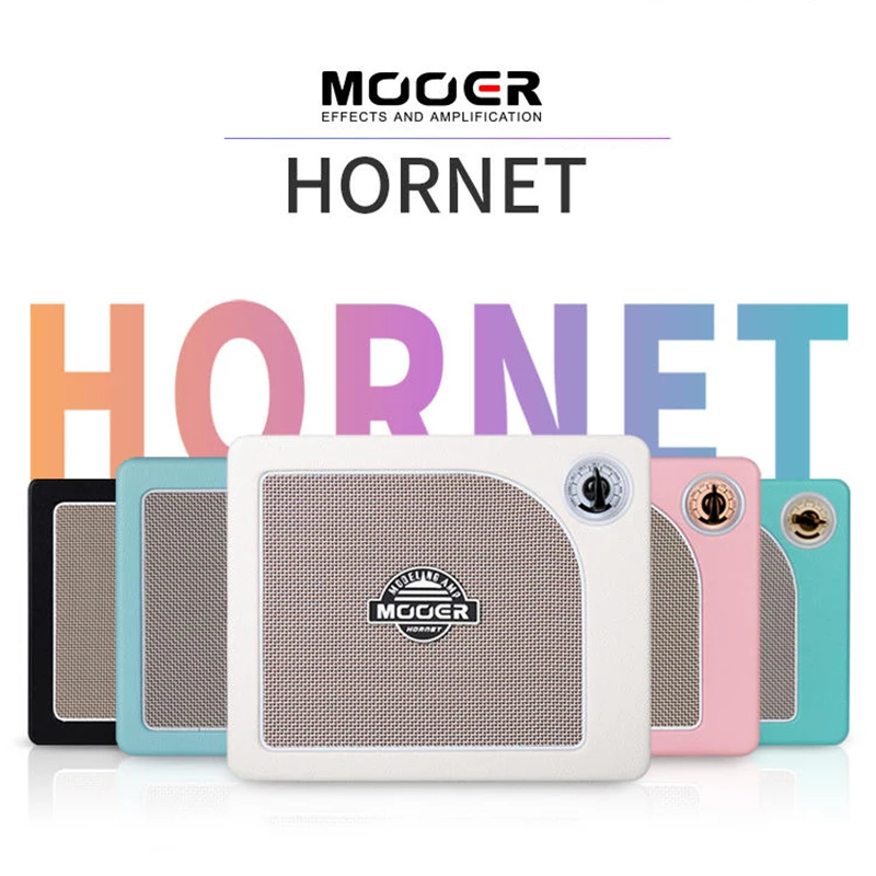 

Mooer Hornet Electric Digital Modeling Combo Amplifier Guitar Amp 9 Amp Models Headphone Output Small Guitar Speaker 15W 30W