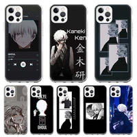 silicone case coque for iphone 13 pro max 11 12 pro xs max x xr 7 8 6 6s plus se 2020 tokyo ghoul anime back cover funda