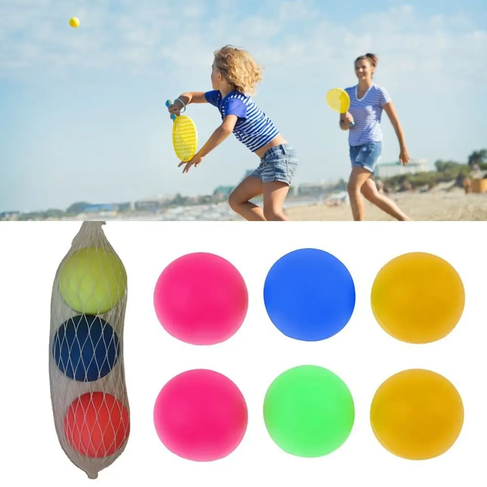 

3PCS PVC Lottery Draw Decoration Toy Multicolor Sport Game Table Tennis Cricket Training Beach Balls