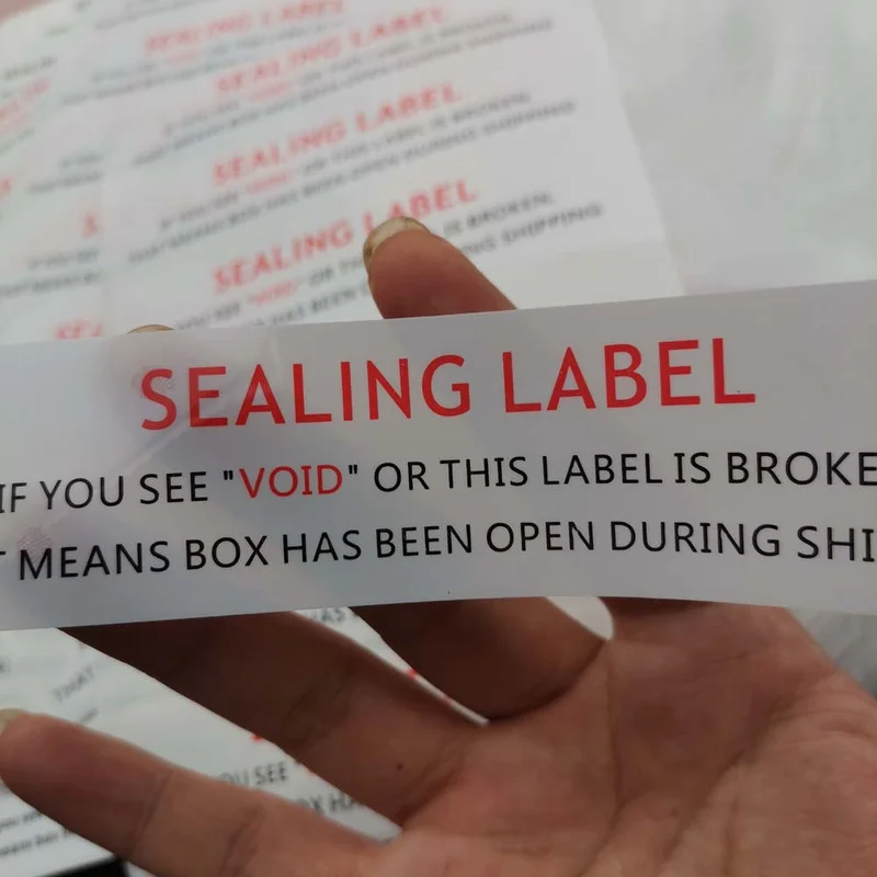 

48pcs Security Seal Tamper Proof Void Security Warranty Stickers 14x3.5cm 10x3cm